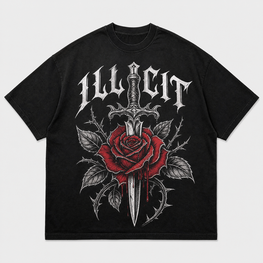 Dagger Rose Tee
