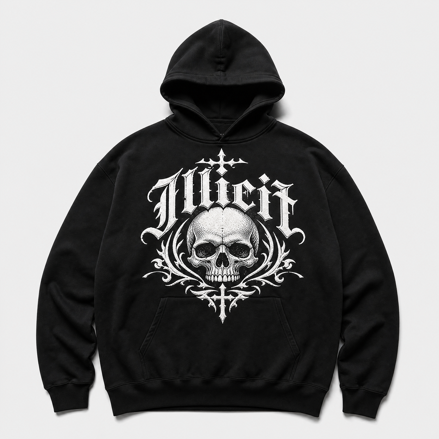 Spiked Skull Hoodie