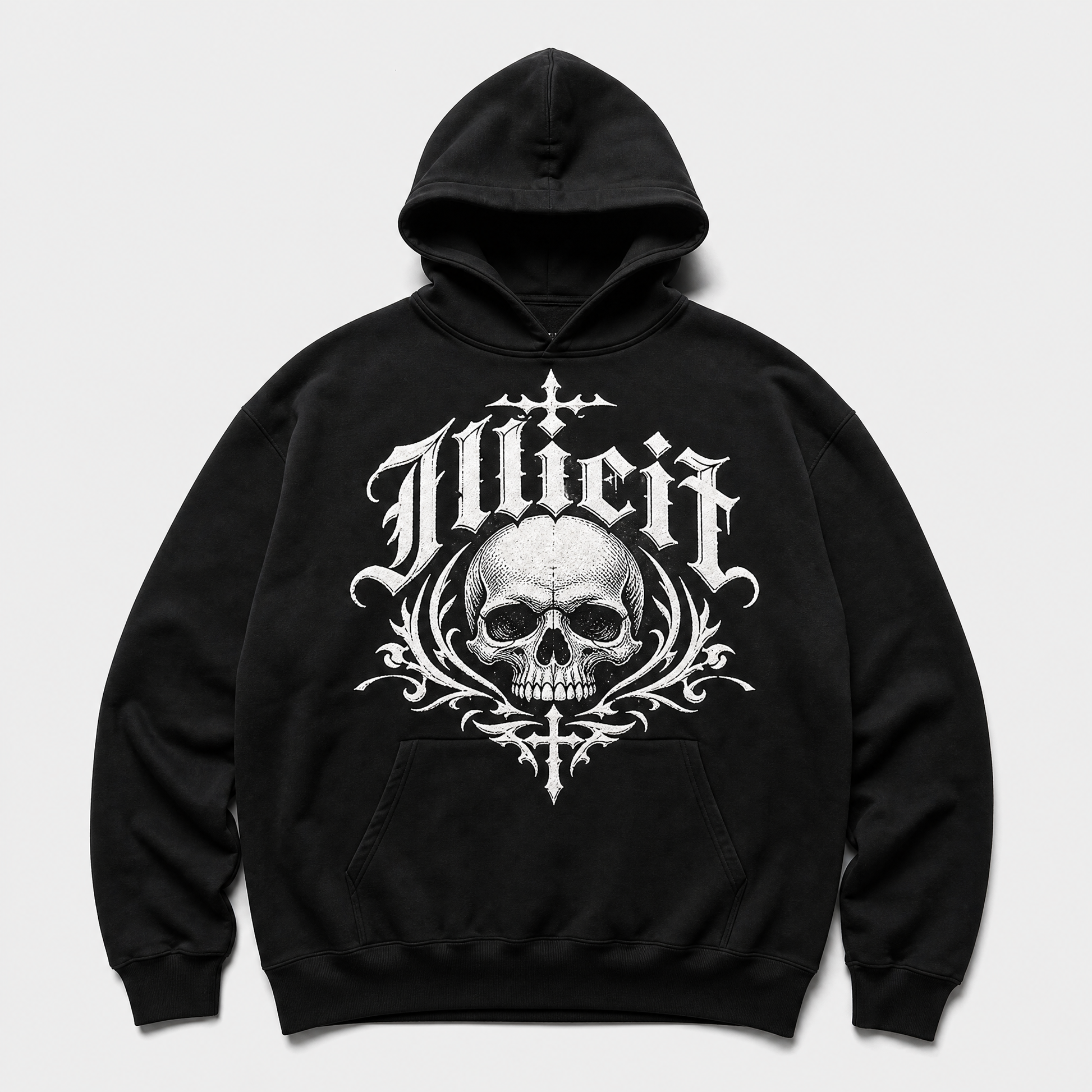Spiked Skull Hoodie